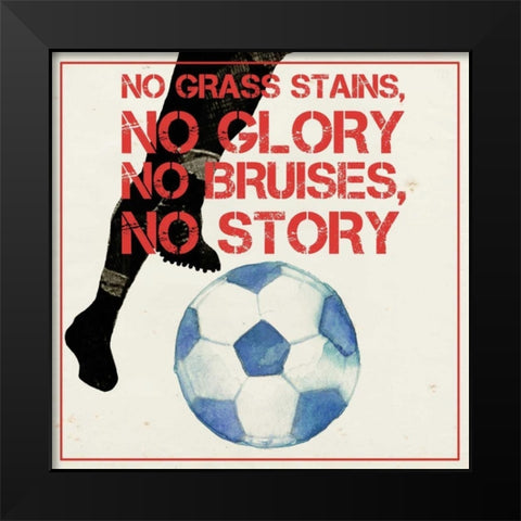 Sports Epigram I Black Modern Wood Framed Art Print by Popp, Grace