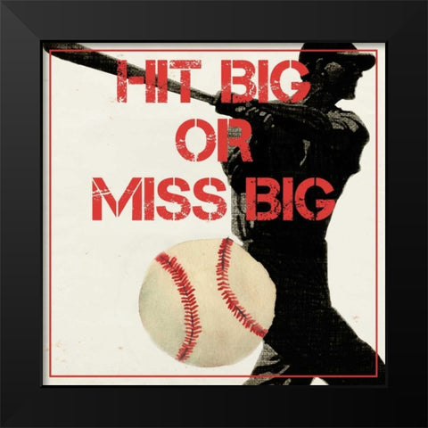 Sports Epigram IV Black Modern Wood Framed Art Print by Popp, Grace