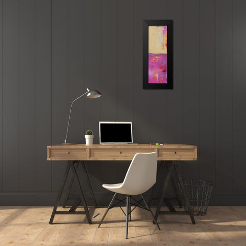 2-Up Urban Poetry II Black Modern Wood Framed Art Print by Ashley, Erin