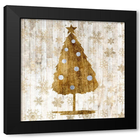 Sophisticated Christmas I Black Modern Wood Framed Art Print by Popp, Grace
