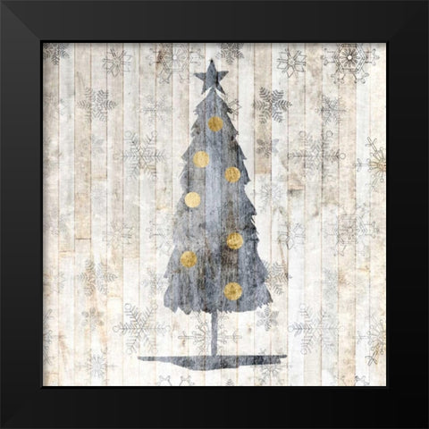 Sophisticated Christmas II Black Modern Wood Framed Art Print by Popp, Grace