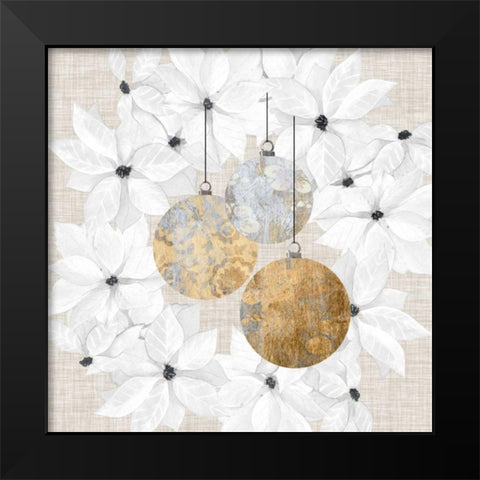 Sophisticated Christmas III Black Modern Wood Framed Art Print by Popp, Grace