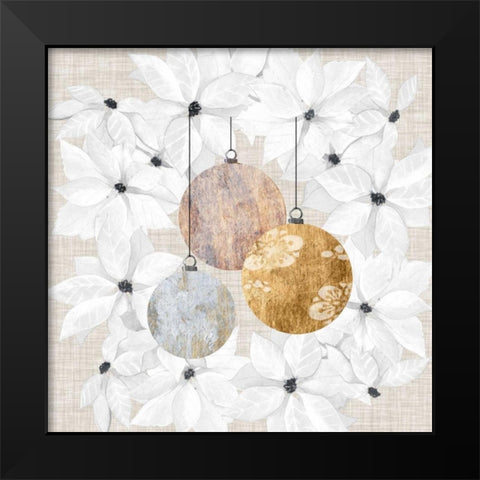 Sophisticated Christmas IV Black Modern Wood Framed Art Print by Popp, Grace