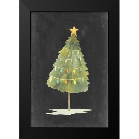 Christmas Glow I Black Modern Wood Framed Art Print by Popp, Grace