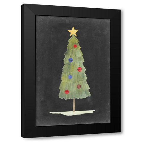 Christmas Glow II Black Modern Wood Framed Art Print with Double Matting by Popp, Grace