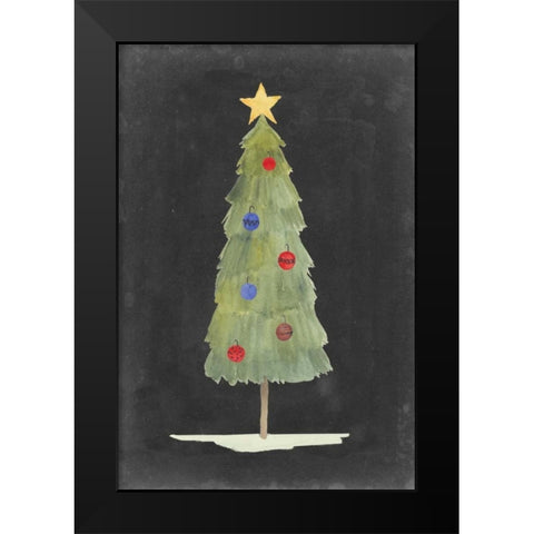Christmas Glow II Black Modern Wood Framed Art Print by Popp, Grace