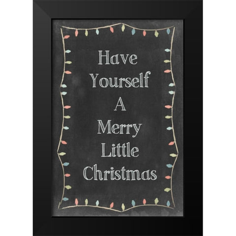 Christmas Glow III Black Modern Wood Framed Art Print by Popp, Grace