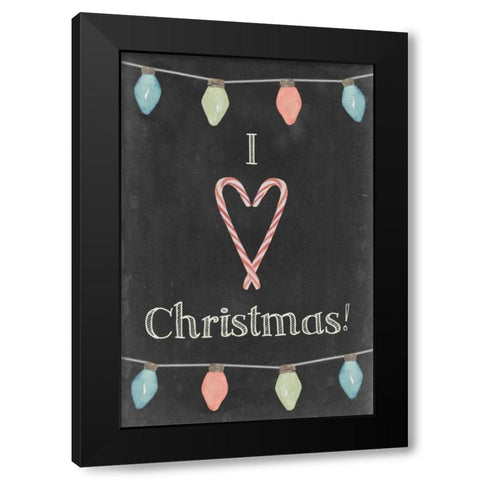 Christmas Glow IV Black Modern Wood Framed Art Print by Popp, Grace