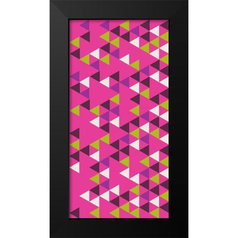Bunting I Black Modern Wood Framed Art Print by Ketchum, Nicole