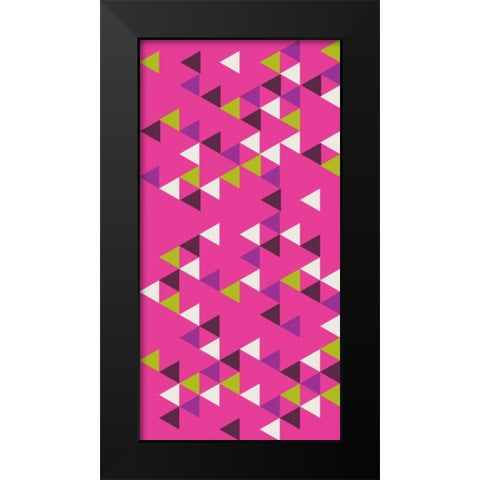 Bunting II Black Modern Wood Framed Art Print by Ketchum, Nicole