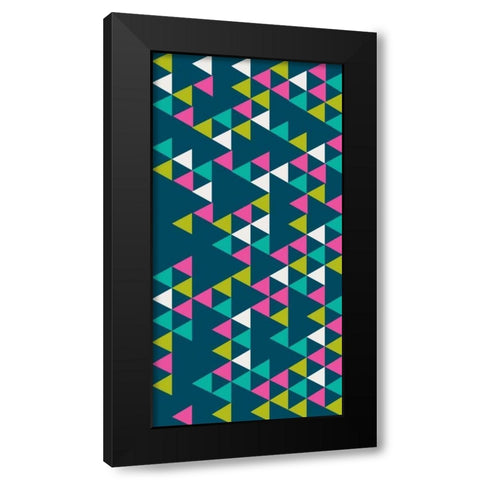 Bunting III Black Modern Wood Framed Art Print by Ketchum, Nicole