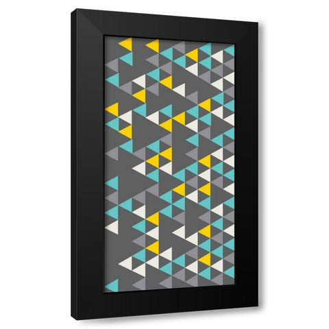 Bunting V Black Modern Wood Framed Art Print by Ketchum, Nicole