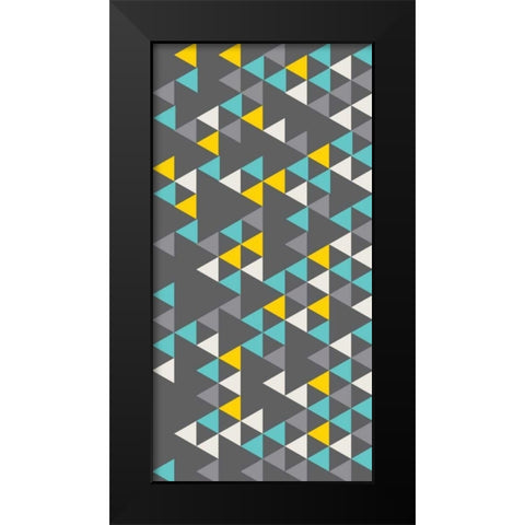 Bunting V Black Modern Wood Framed Art Print by Ketchum, Nicole