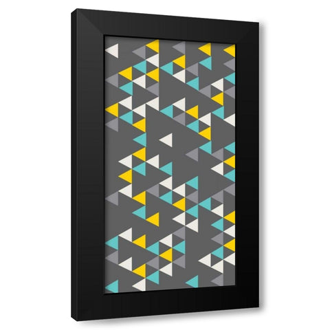 Bunting VI Black Modern Wood Framed Art Print by Ketchum, Nicole