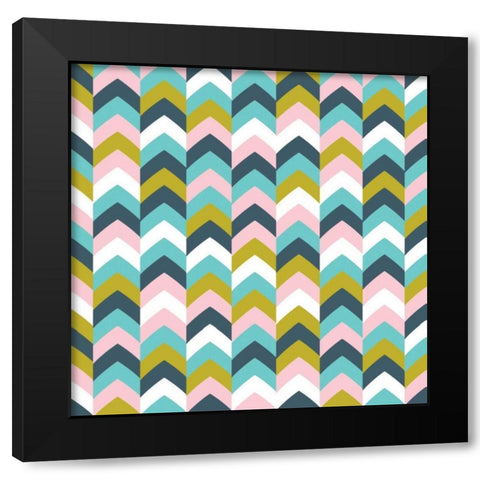 Arrows IV Black Modern Wood Framed Art Print with Double Matting by Ketchum, Nicole