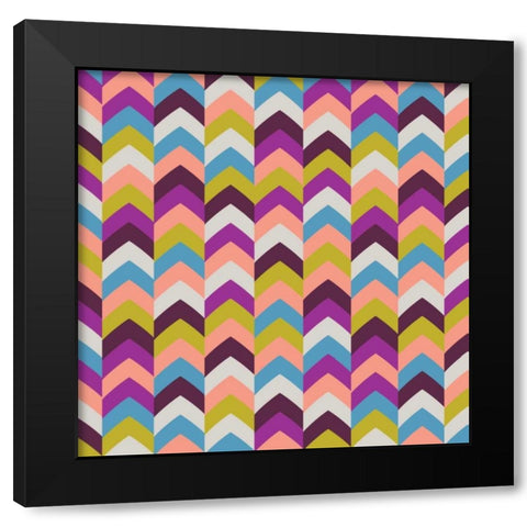 Arrows V Black Modern Wood Framed Art Print by Ketchum, Nicole