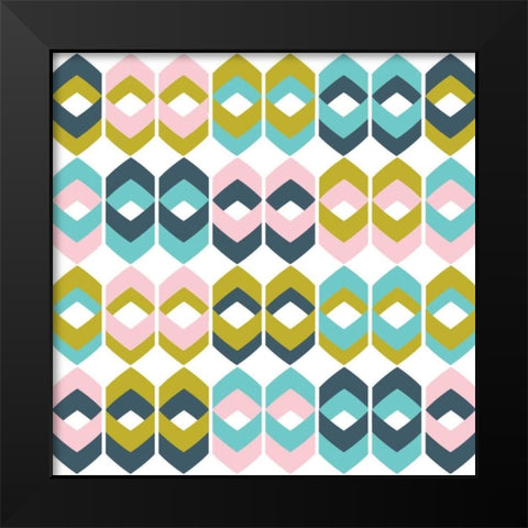 Retro Groove I Black Modern Wood Framed Art Print by Ketchum, Nicole