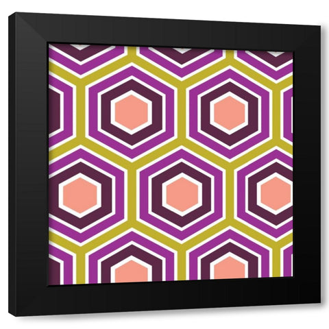 Retro Groove IV Black Modern Wood Framed Art Print by Ketchum, Nicole