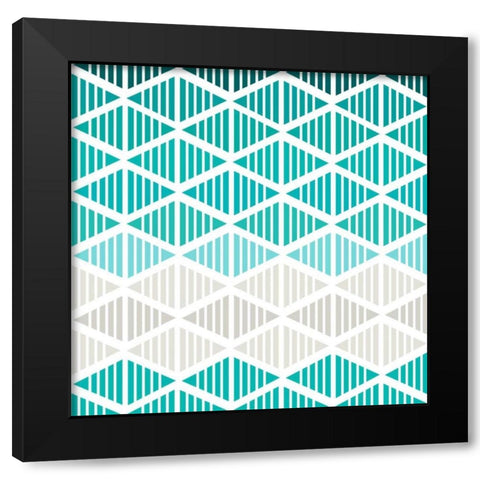 Tribal Arrows II Black Modern Wood Framed Art Print by Ketchum, Nicole