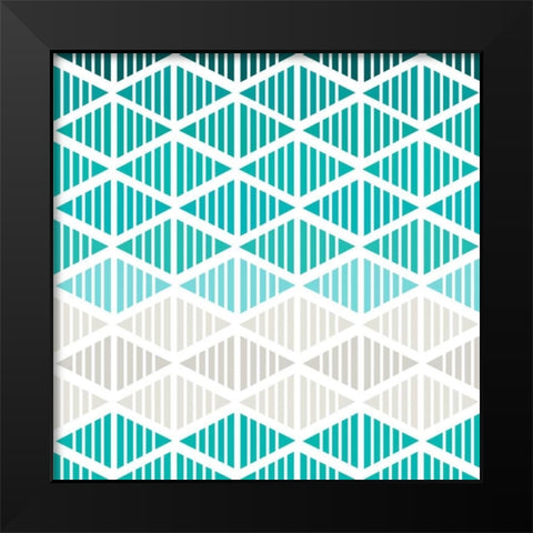 Tribal Arrows II Black Modern Wood Framed Art Print by Ketchum, Nicole