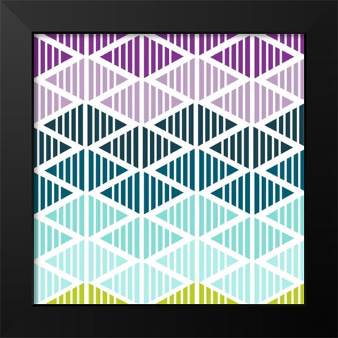 Tribal Arrows IV Black Modern Wood Framed Art Print by Ketchum, Nicole