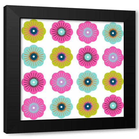 Charms II Black Modern Wood Framed Art Print by Ketchum, Nicole