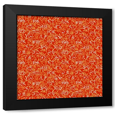 Lirico I Black Modern Wood Framed Art Print with Double Matting by Hoffman, Katia