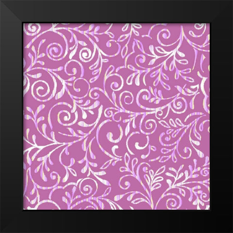 Lirico II Black Modern Wood Framed Art Print by Hoffman, Katia