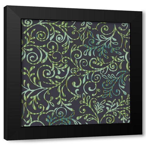 Lirico IV Black Modern Wood Framed Art Print by Hoffman, Katia