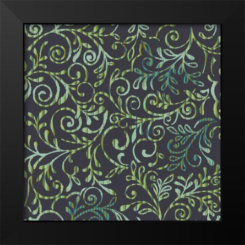 Lirico IV Black Modern Wood Framed Art Print by Hoffman, Katia