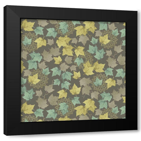 Autumn Favors I Black Modern Wood Framed Art Print with Double Matting by Hoffman, Katia