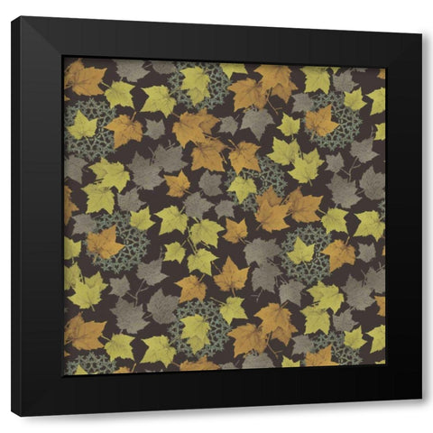 Autumn Favors II Black Modern Wood Framed Art Print by Hoffman, Katia