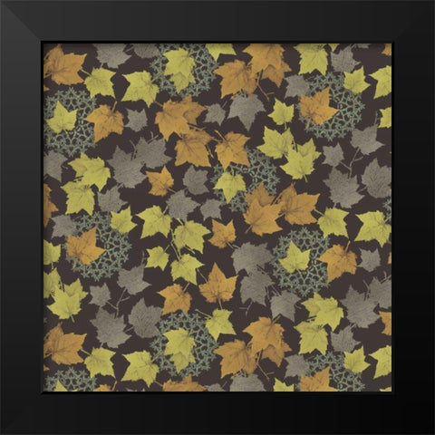 Autumn Favors II Black Modern Wood Framed Art Print by Hoffman, Katia