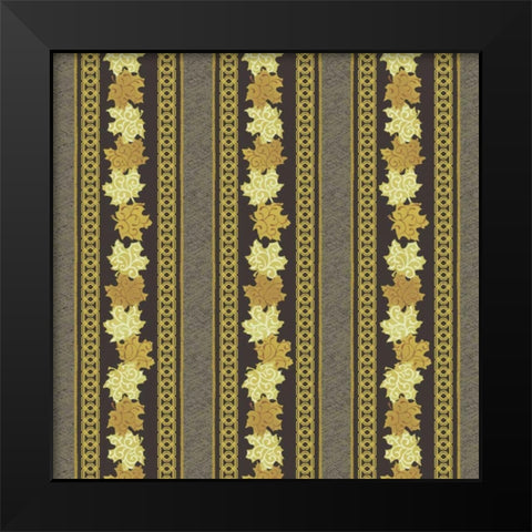 Maple Ribbons I Black Modern Wood Framed Art Print by Hoffman, Katia