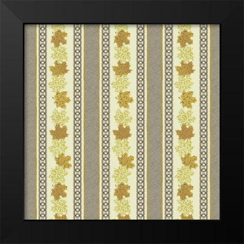 Maple Ribbons II Black Modern Wood Framed Art Print by Hoffman, Katia