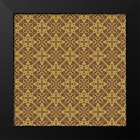 Sheer Romance Foulard I Black Modern Wood Framed Art Print by Hoffman, Katia