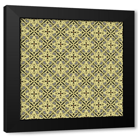 Sheer Romance Foulard II Black Modern Wood Framed Art Print with Double Matting by Hoffman, Katia