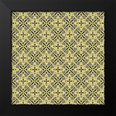 Sheer Romance Foulard II Black Modern Wood Framed Art Print by Hoffman, Katia