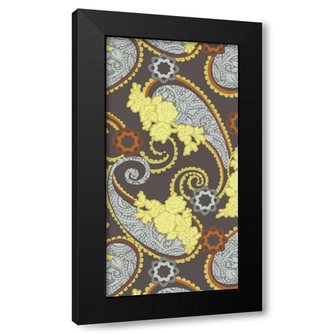 Sheer Romance Lace I Black Modern Wood Framed Art Print by Hoffman, Katia