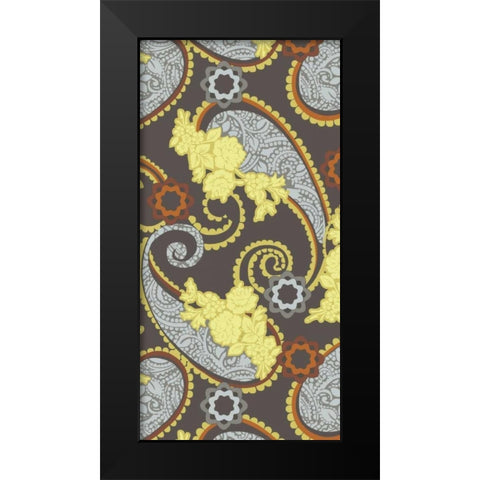 Sheer Romance Lace I Black Modern Wood Framed Art Print by Hoffman, Katia