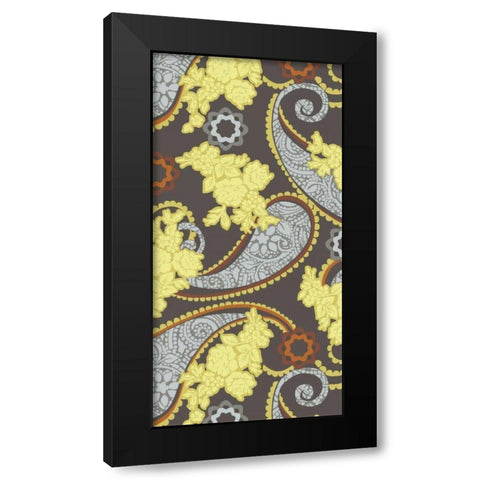 Sheer Romance Lace II Black Modern Wood Framed Art Print with Double Matting by Hoffman, Katia