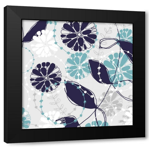Kerela Wedding IX Black Modern Wood Framed Art Print with Double Matting by Benyon, Ali