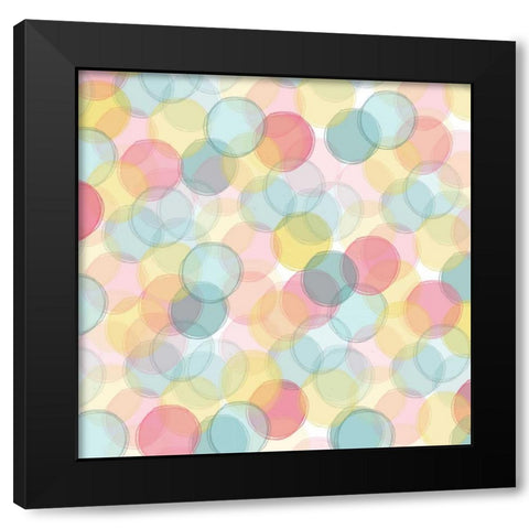 Popping Flowers VI Black Modern Wood Framed Art Print by Benyon, Ali