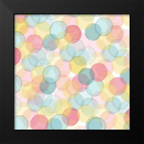 Popping Flowers VI Black Modern Wood Framed Art Print by Benyon, Ali