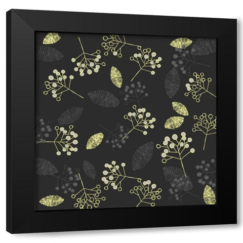 Winters Grey III Black Modern Wood Framed Art Print by Benyon, Ali