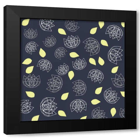 Winters Grey VI Black Modern Wood Framed Art Print with Double Matting by Benyon, Ali