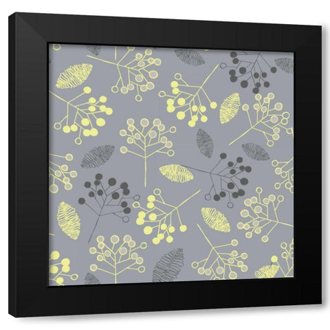 Winters Grey VII Black Modern Wood Framed Art Print by Benyon, Ali