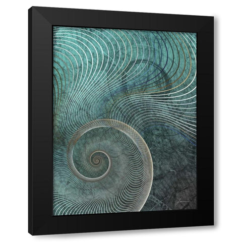 Surround I Black Modern Wood Framed Art Print by Burghardt, James