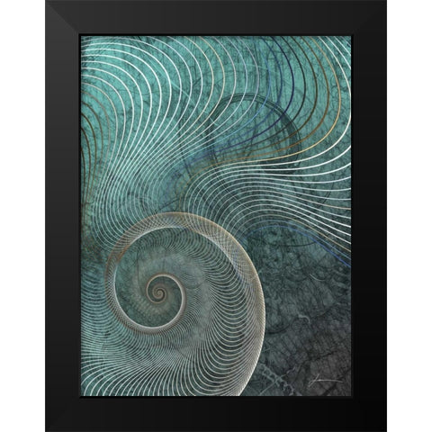 Surround I Black Modern Wood Framed Art Print by Burghardt, James