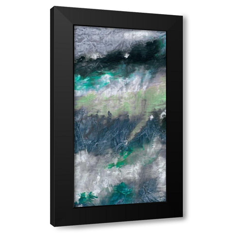 Gravity II Black Modern Wood Framed Art Print with Double Matting by Butler, John